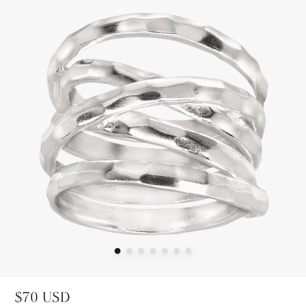 Silpada sterling silver ring-size 7
